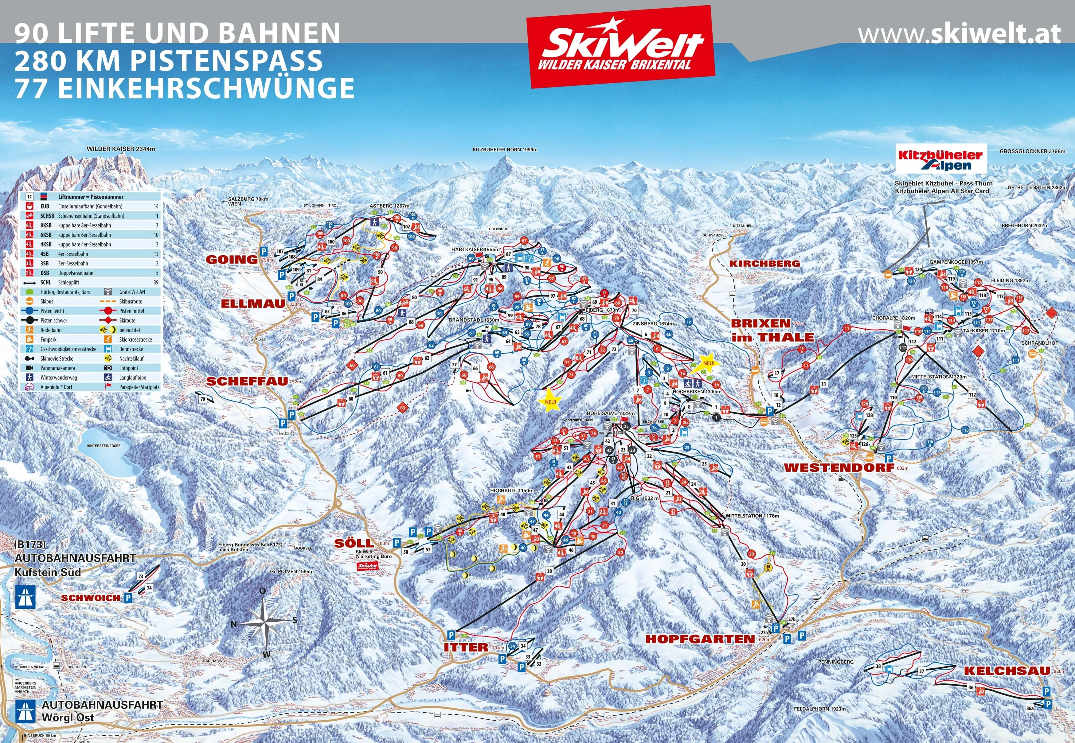 Skiwelt Wilder Kaiser Brixental ein Mehr für Studenten